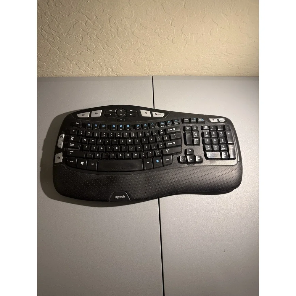 Logitech K350 Ergonomic Wireless Keyboard with Mouse (K350 / M310) Dongle Paired